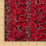 Lycra Flocada Animal Vermelha - Ribes y Casals
