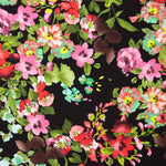 Koshibo Estampado Floral Preto - Ribes y Casals