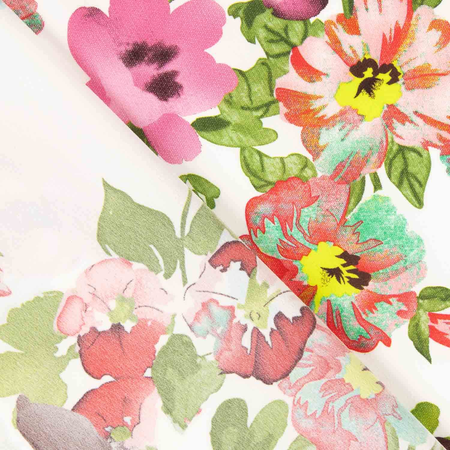 Koshibo Estampado Floral Cru - Ribes y Casals