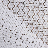 Bordado suíço Margarida Branca Natural - Ribes y Casals