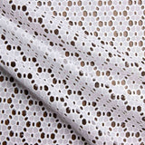 Bordado suíço Margarida Branca Natural - Ribes y Casals