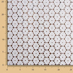 Bordado suíço Margarida Branca Natural - Ribes y Casals