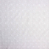 Bordado suíço flor mandala branco natural - Ribes y Casals