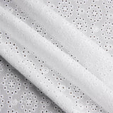 Bordado suíço flor mandala branco natural - Ribes y Casals