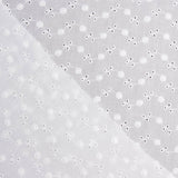 Bordado suíço Flor Liberty Branco Natural - Ribes y Casals