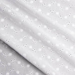 Bordado suíço Flor Liberty Branco Natural - Ribes y Casals