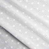 Bordado suíço Flor Liberty Branco Natural - Ribes y Casals