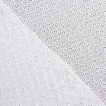 Bordado suíço geométrico branco natural - Ribes y Casals