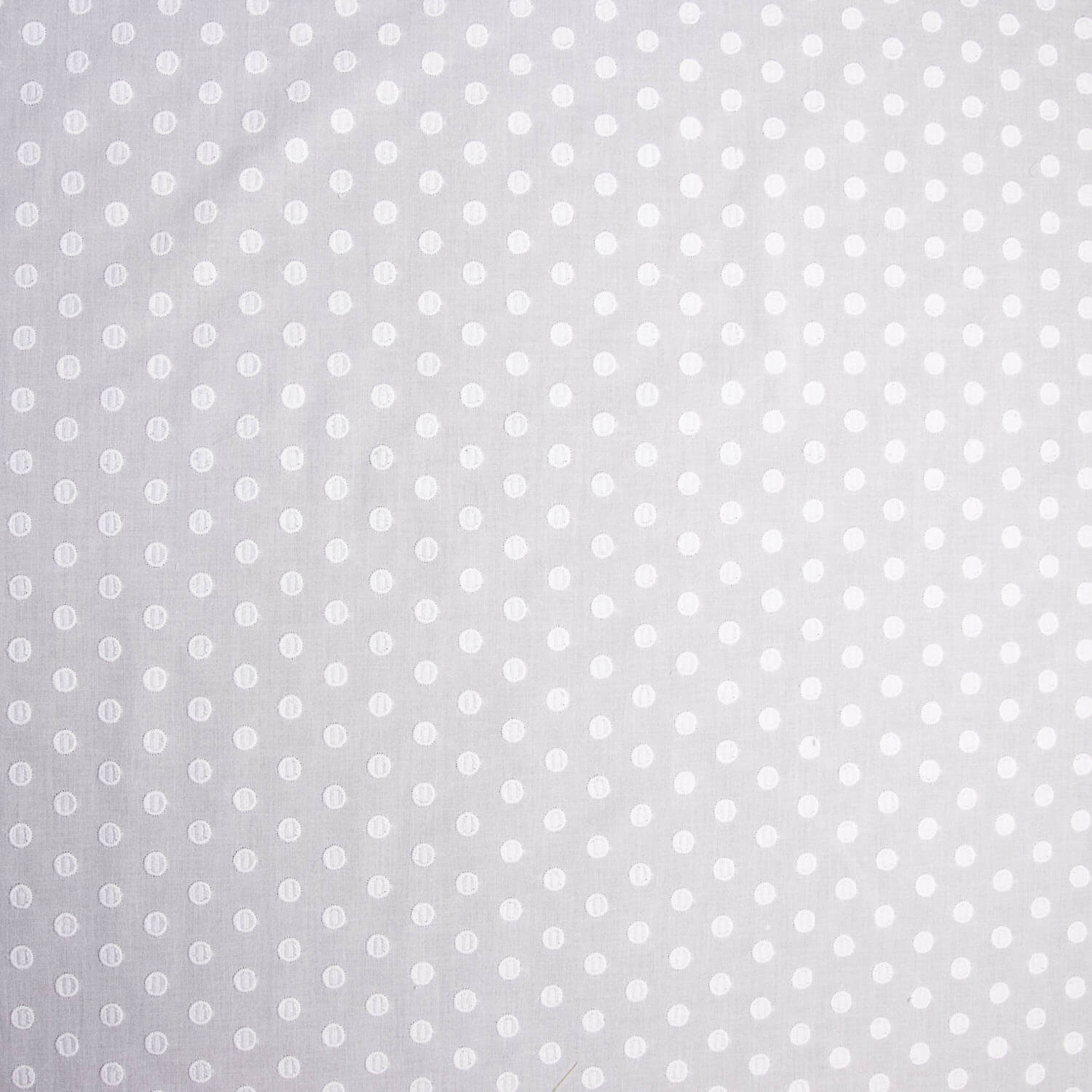 Bordado suíço esferas bordadas branco natural - Ribes y Casals