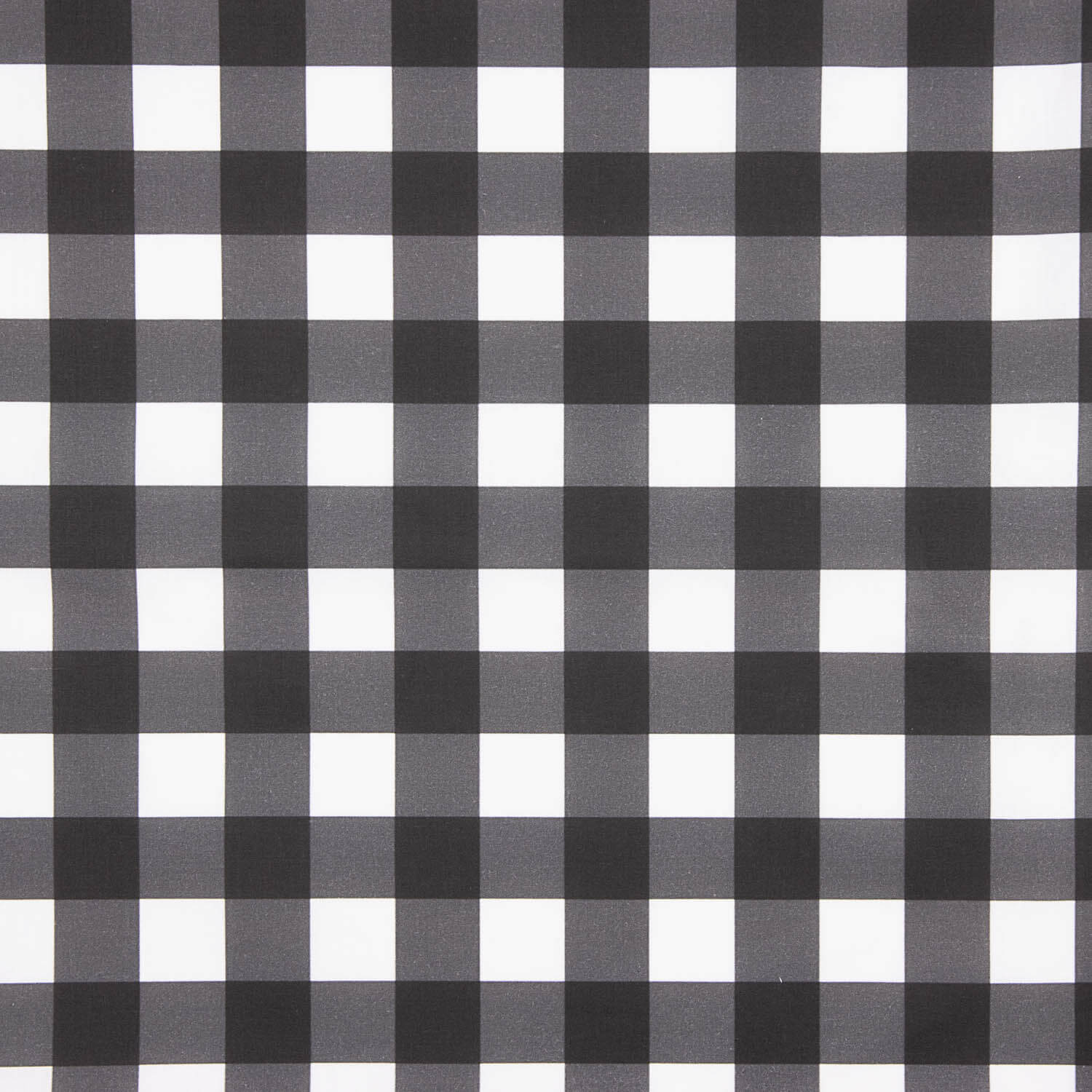 Percal estampado quadrados preto - Ribes y Casals