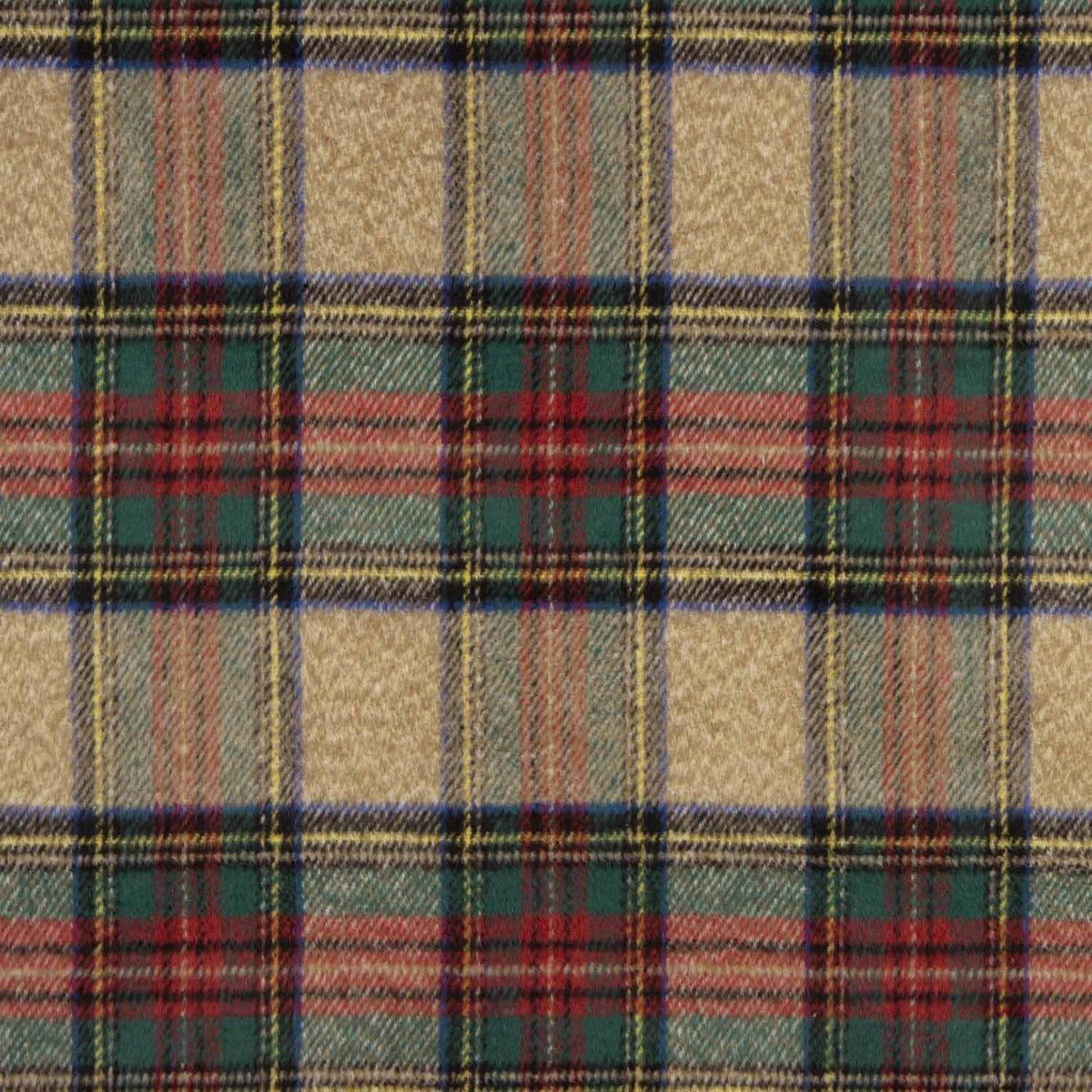 Mouflon Xadrez Camelo, Verde e Vermelho - Ribes y Casals