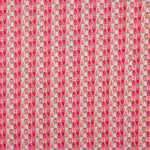 Crepe Leve Estampado Retro Coral e Verde - Ribes y Casals