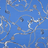 Cetim Poliéster Royal Chains Blue - Ribes y Casals