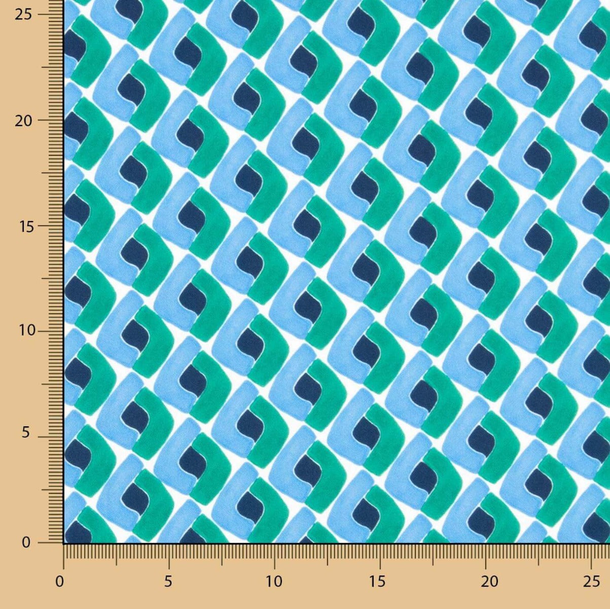Satén Poliéster Retro Wave - Ribes y Casals