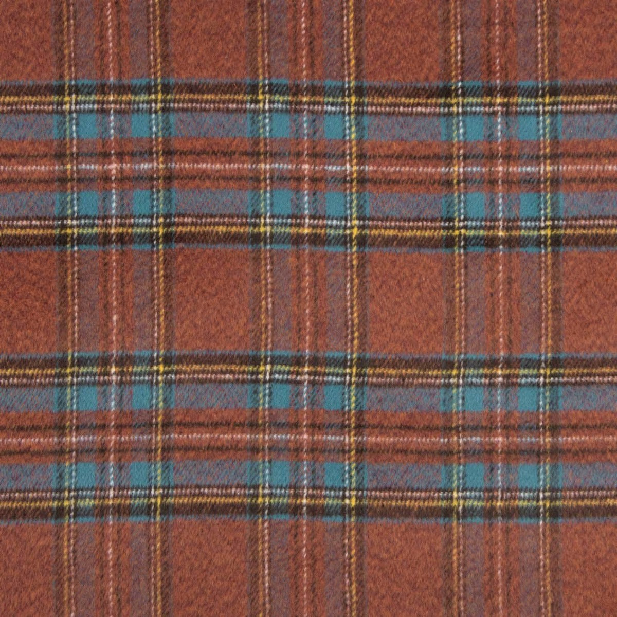 Mouflon Xadrez Telha e Azul Petróleo - Ribes y Casals