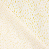 Popeline de algodão com folhas mostarda - Ribes y Casals