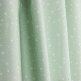 Percal estampado Mini Estrelas Verde Suave - Ribes y Casals