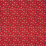 Popeline Estampada Bolas Vintage Vermelho - Ribes y Casals