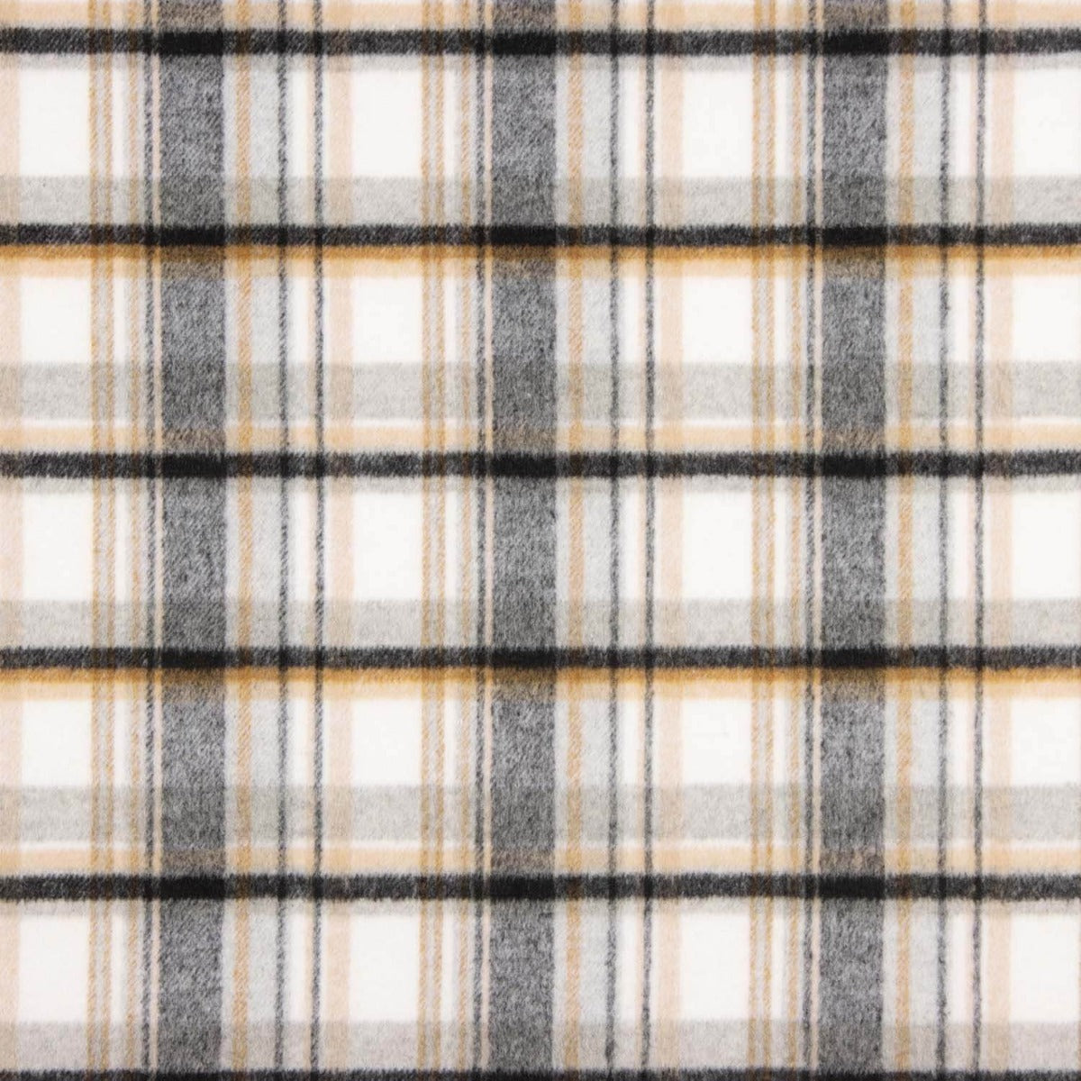 Mouflon Xadrez Branco, Cinza e Mostarda - Ribes y Casals