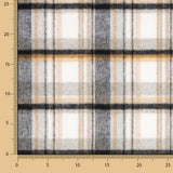 Mouflon Xadrez Branco, Cinza e Mostarda - Ribes y Casals