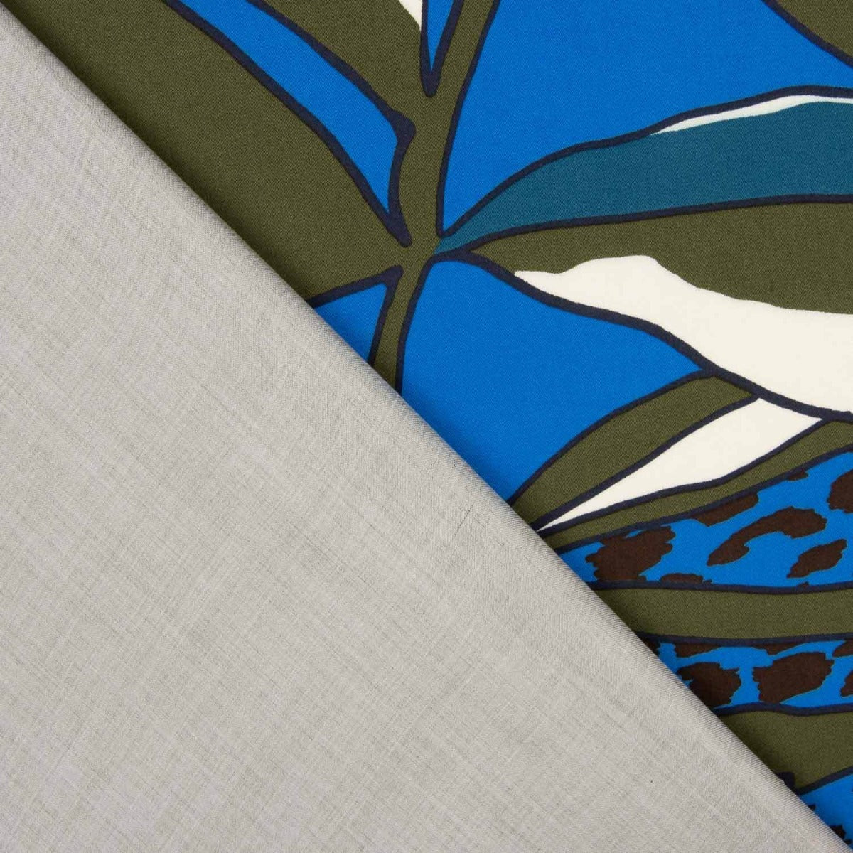 Retal Viscosa Satinada Tropical Night 160x150 cm - Ribes y Casals