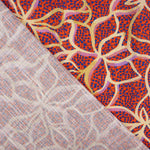 Viscose Rústica Flores Vermelhas - Ribes y Casals