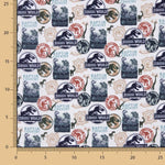 Popeline Licença Jurassic World Novo - Ribes y Casals