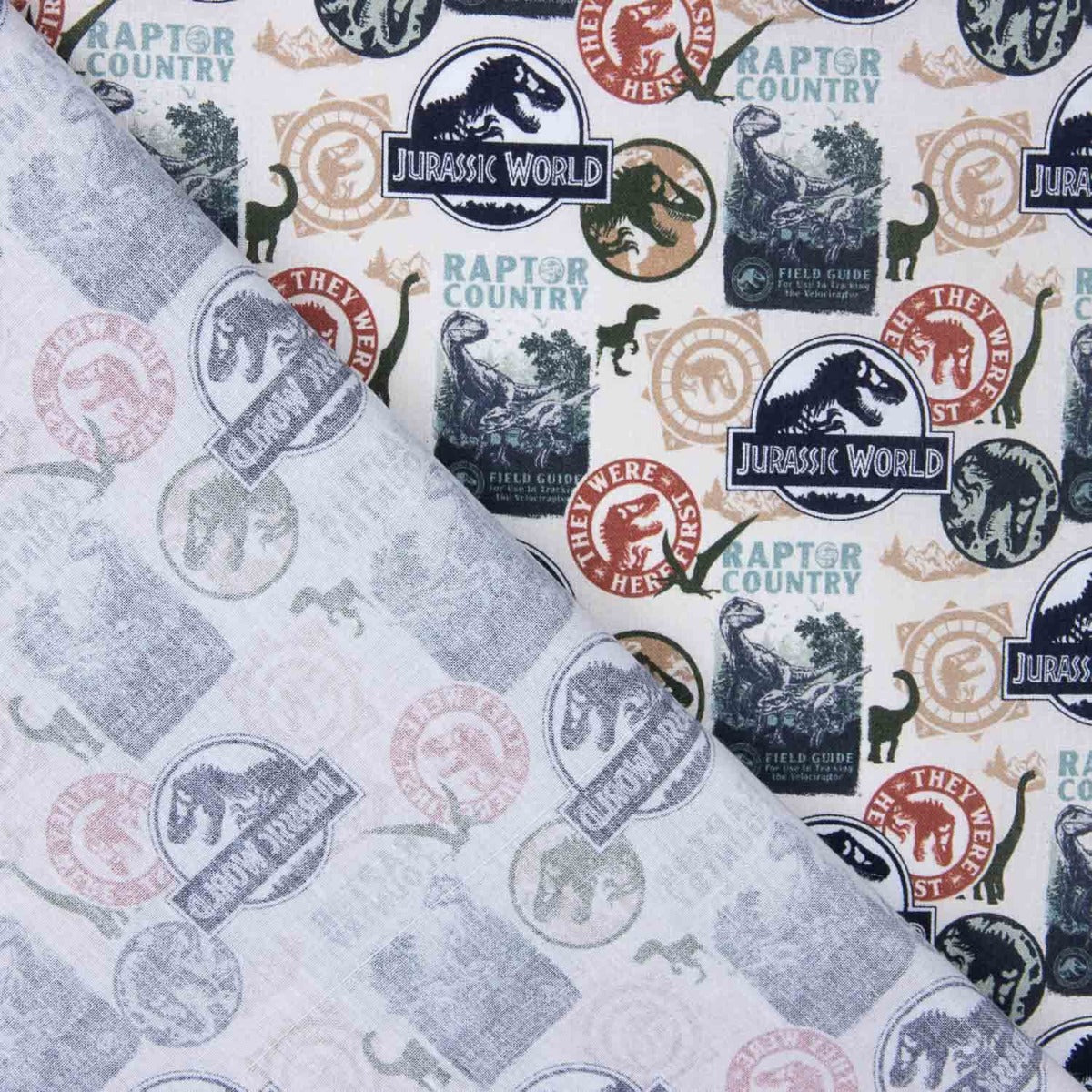 Popeline Licença Jurassic World Novo - Ribes y Casals