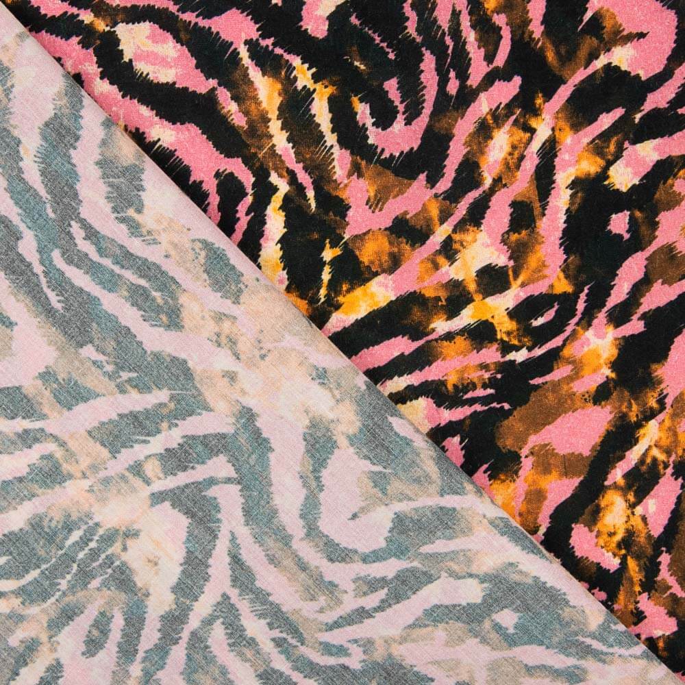 Viscose Tiger Rosa - Ribes y Casals