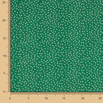 Viscose Mini Dots Green - Ribes y Casals