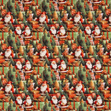 Popeline Algodão Natal Papai Noel - Ribes y Casals