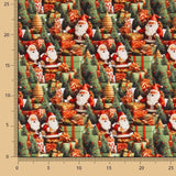 Popeline Algodão Natal Papai Noel - Ribes y Casals