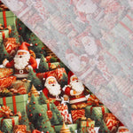 Popeline Algodão Natal Papai Noel - Ribes y Casals