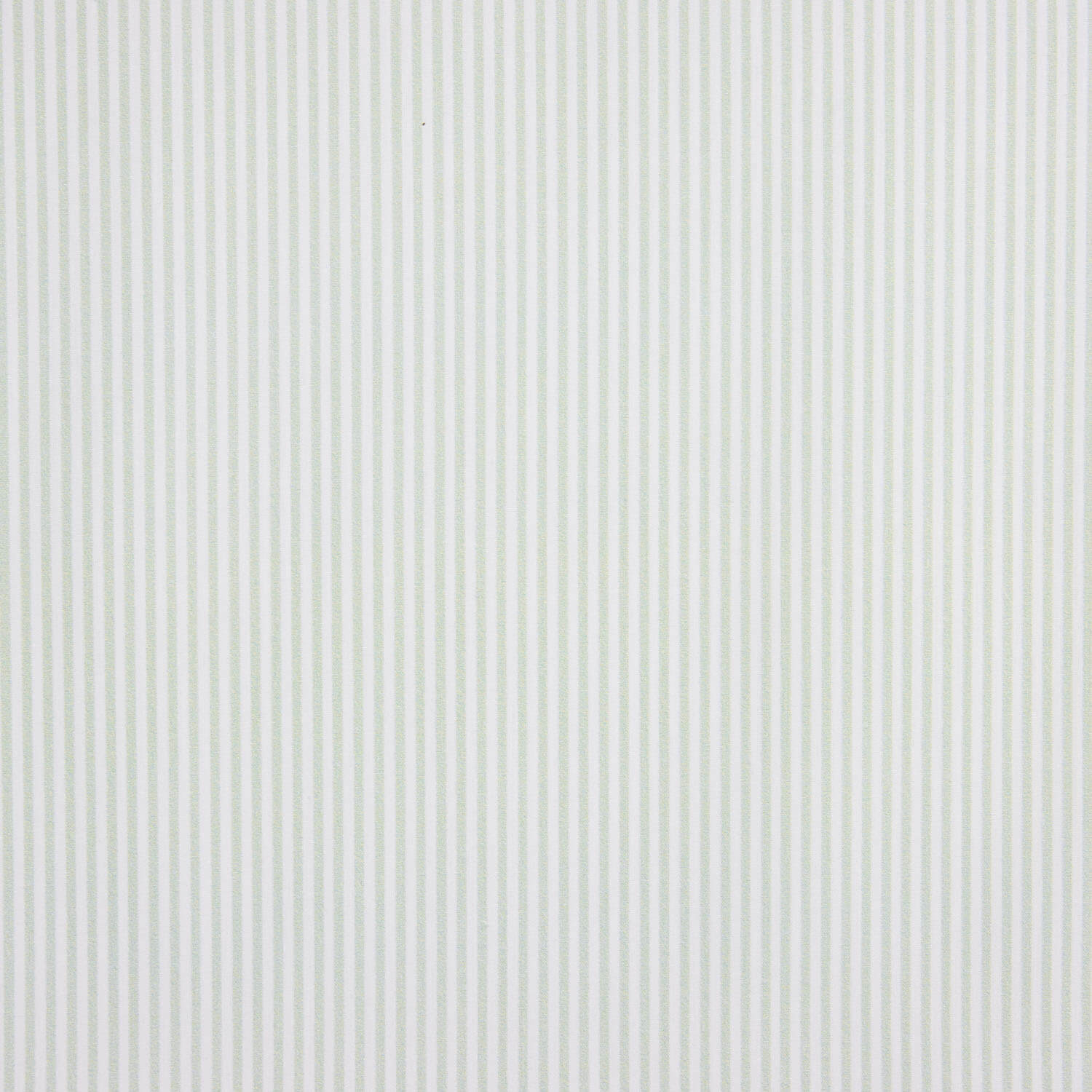 Percal estampado com riscas finas verdes e brancas - Ribes y Casals