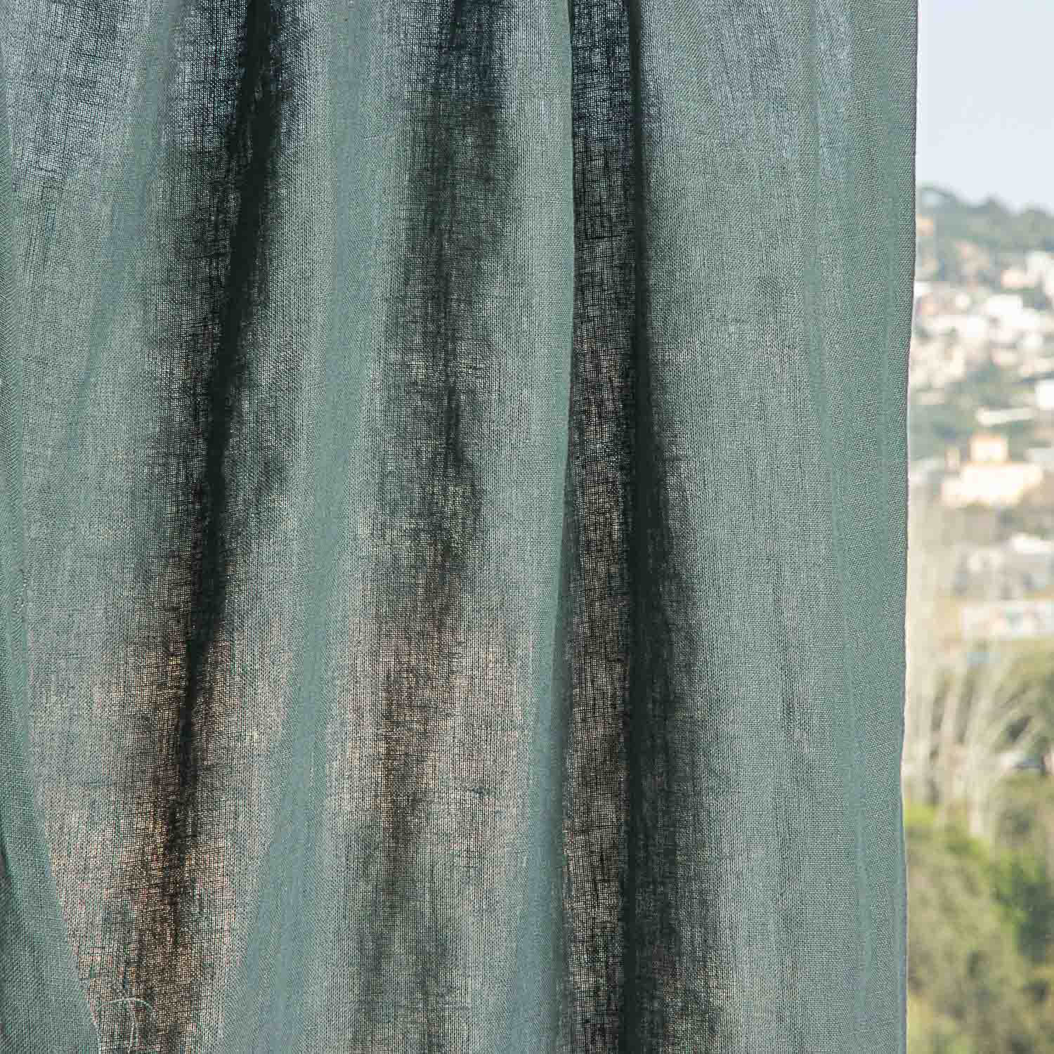 Linho 100% Verde – Largura 300 cm - Ribes y Casals
