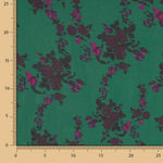 Voile Viscose Rose Cascade Green - Ribes y Casals