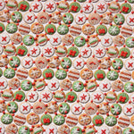 Popeline Algodão Natal Cookies - Ribes y Casals