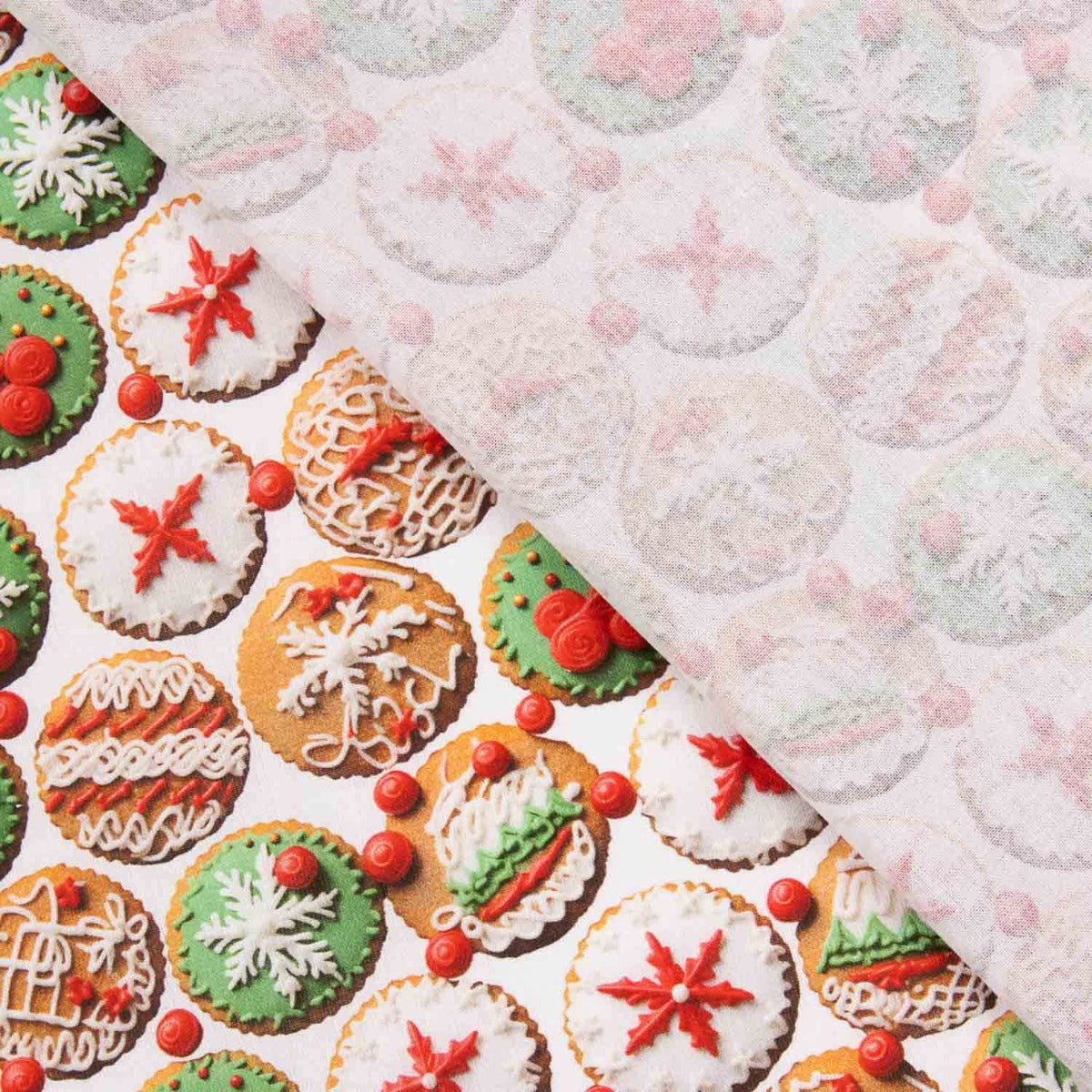 Popeline Algodão Natal Cookies - Ribes y Casals