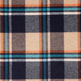 Tecido de Casaco Xadrez Areia - Ribes y Casals