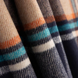 Tecido de Casaco Xadrez Areia - Ribes y Casals