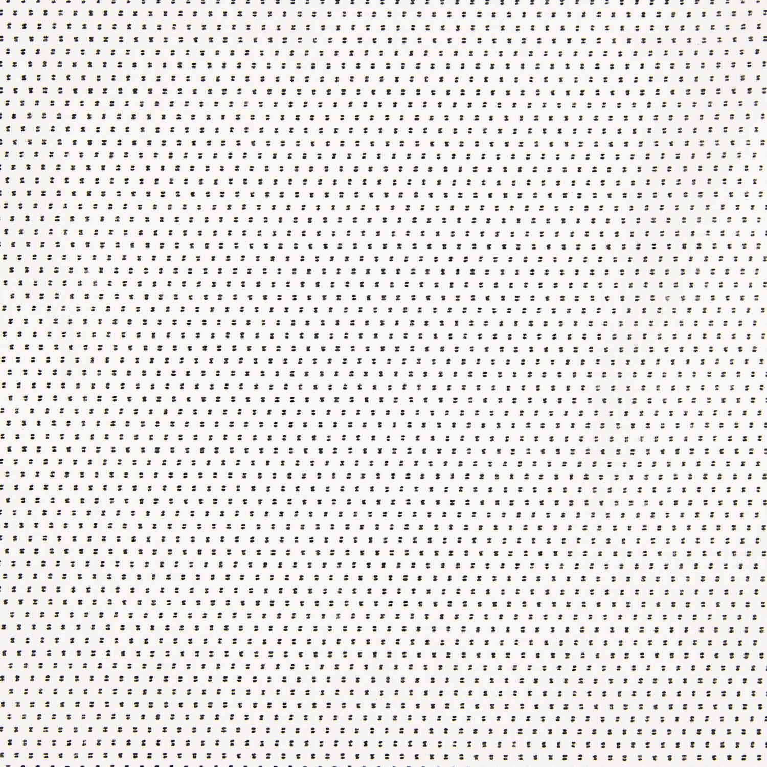 Popeline de algodão Micro Geo Preto - Ribes y Casals