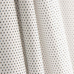 Popeline de algodão Micro Geo Preto - Ribes y Casals