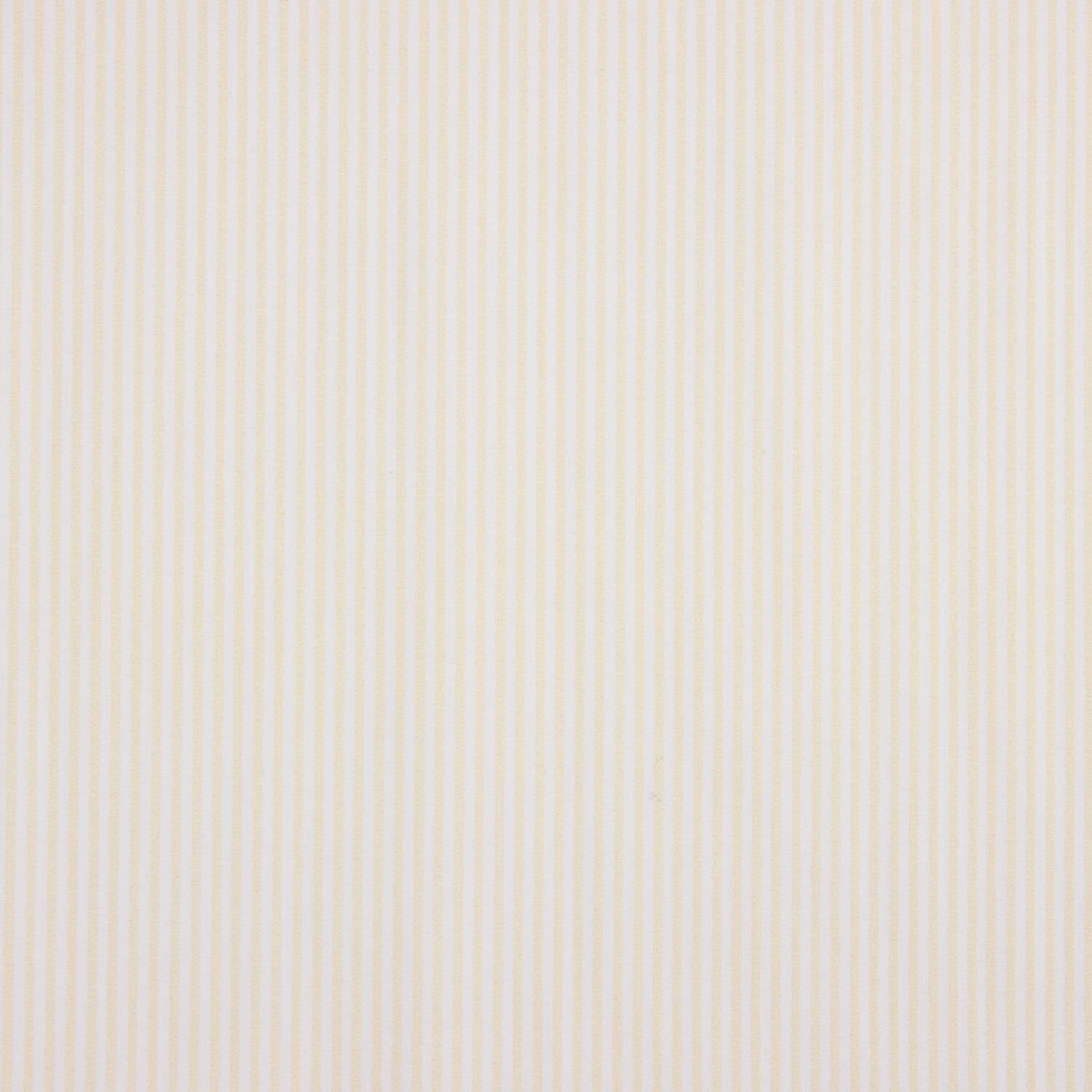 Percal estampado com riscas finas amarelo suave-branco - Ribes y Casals