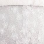 Vestido de Noiva em Tule Branco com Bordados de Flores Elegance - Ribes y Casals