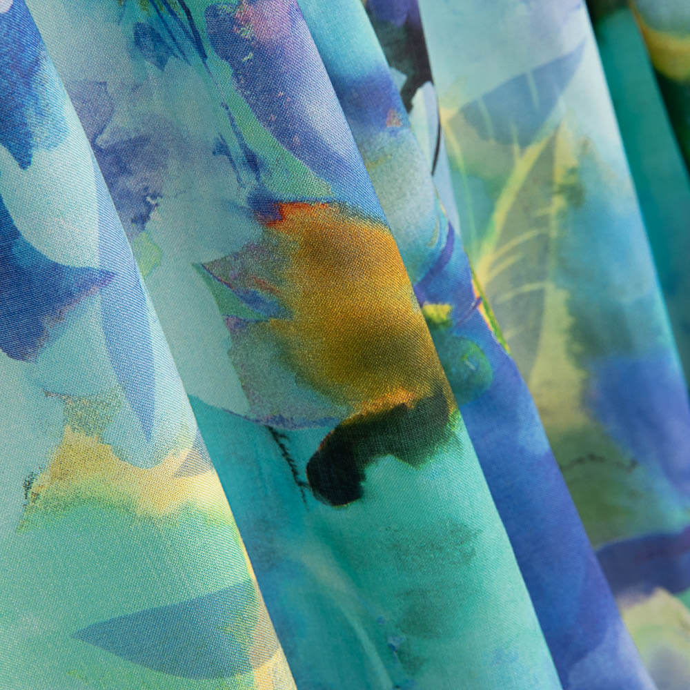 Voile Algodão Savage Azul - Ribes y Casals