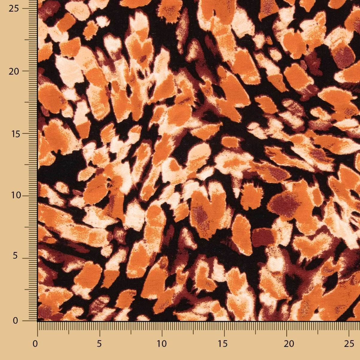 Crepe Viscose Bruma Laranja - Ribes y Casals