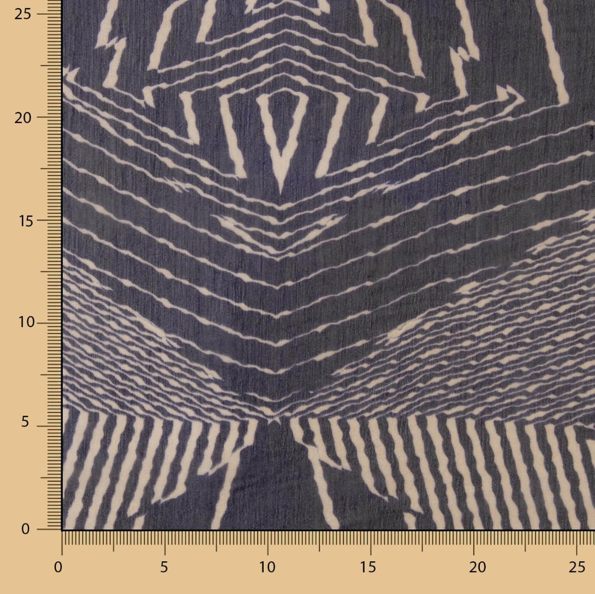 Gasa Viscosa Óptico Tribal - Ribes y Casals