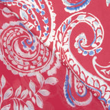 Gaze Viscose Paisley Coral - Ribes y Casals