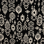 Viscose Bambula Estampada Ikat Nocturno - Ribes y Casals