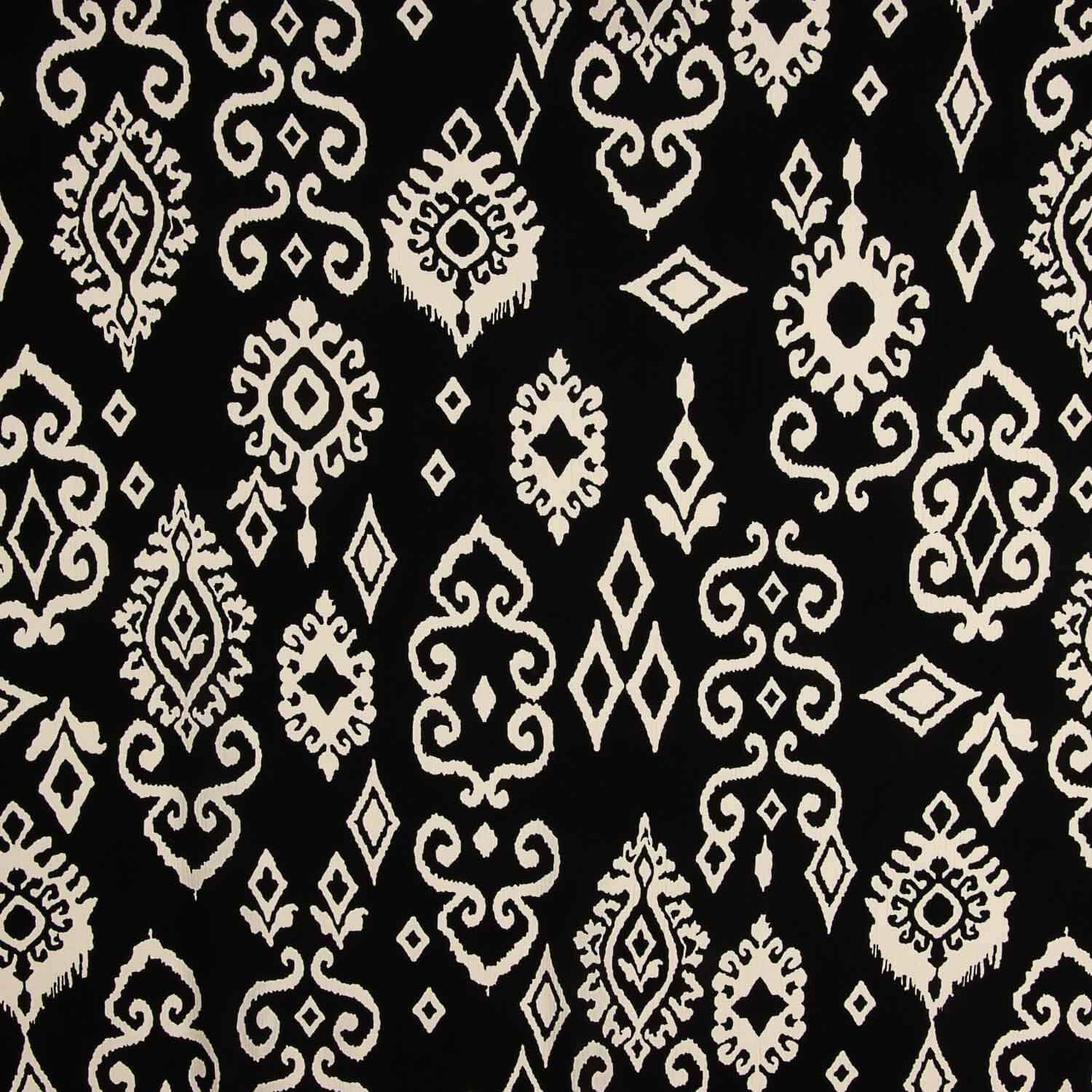 Viscose Bambula Estampada Ikat Nocturno - Ribes y Casals